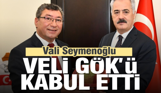 Vali Seymenoğlu Eğirdir Belediye Başkanı Veli Gök’ü Kabul Etti
