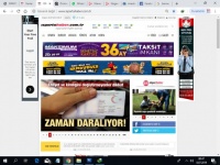 Isparta haber sitesinde reklam