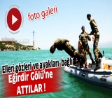  Elleri.gözleri ve ayakları bağlı Eğirdir Gölü'ne attılar.