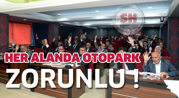 Isparta'da Her Alanda Otopark Zorunlu