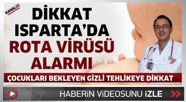Isparta'da Rota Virüsü Alarmı