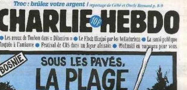 Charlie Hebdo Bosna katliamıyla da dalga geçmiş