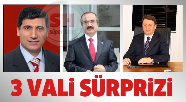 3 Vali Sürprizi