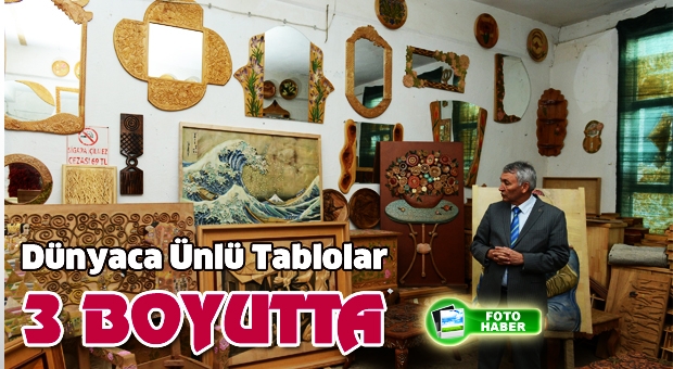 DÜNYACA ÜNLÜ TABLOLAR 3 BOYUTA ÇEVRİLDİ