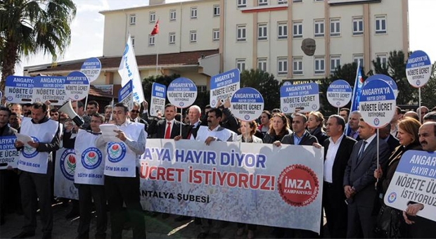ÖĞRETMENLER NÖBETE EK ÜCRET İSTİYOR