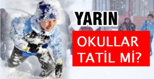 Okullar Tatil Olacak Mı?