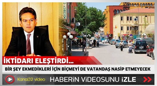 İktidarı eleştirdi…