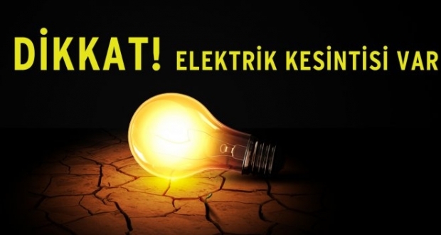 Isparta'da Elektrik Kesintisi