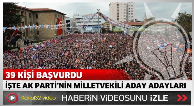 39 kişi başvurdu