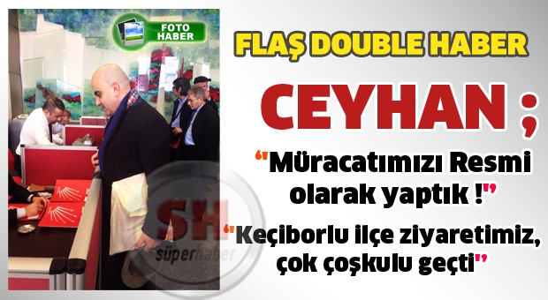Mustafa Ceyhan CHP Genel Merkezinde...