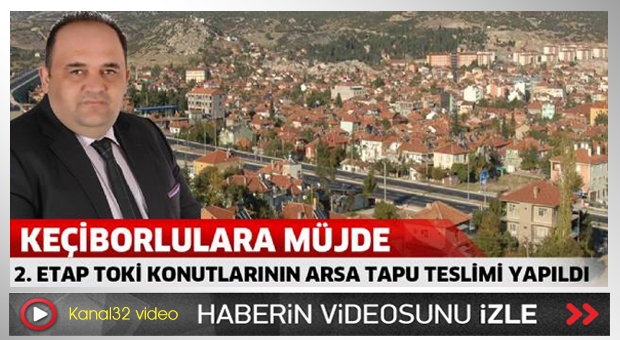 2. Etap Toki konutlarının arsa tapu teslimi yapıldı