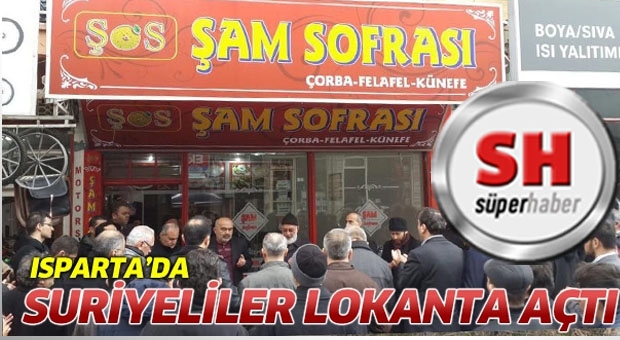 Isparta'ya Suriye Lokantası Açıldı