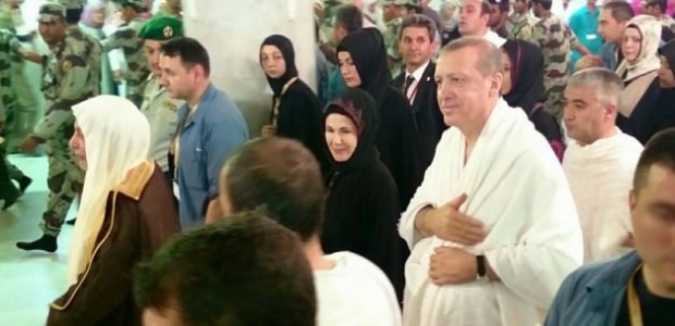 Umre'deki Erdoğan'ın en net görüntüsü