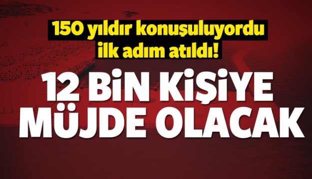 
12 bin kişiye istihdam müjdesi
