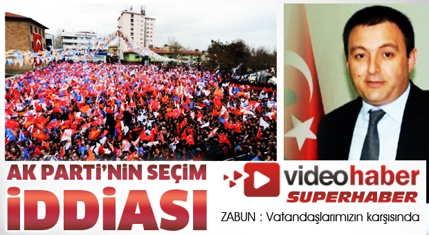 Isparta'da AK Parti’nin seçim iddiası