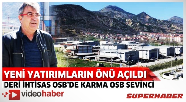Yeni yatırımların önü açıldı