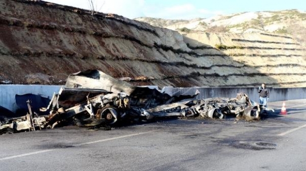 LPG tankeri patladı: 2 yaralı