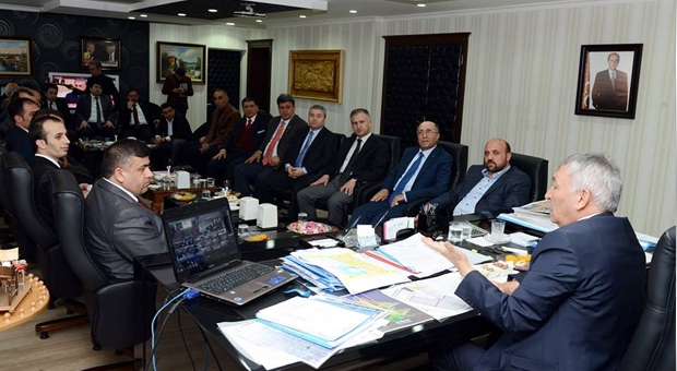MHP ADAY ADAYLARI BAŞKAN GÜNAYDIN’I ZİYARET ETTİ