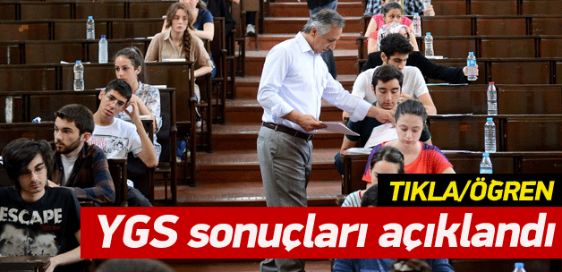 YGS sonuçları açıklandı