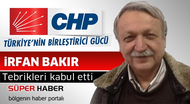 İrfan Bakır, Tebrikleri Kabul Etti