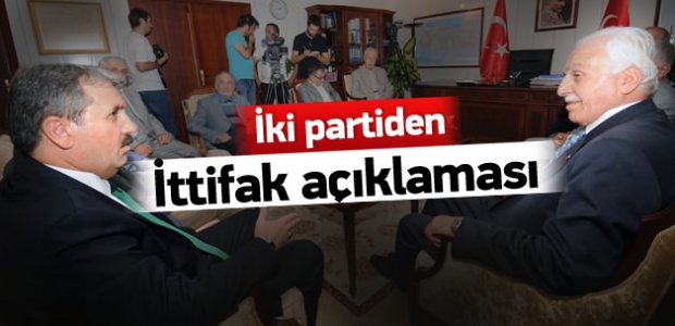 İki parti ittifakında flaş açıklama!