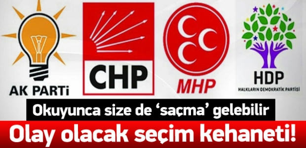 2015 genel seçimi AK Parti olay kehaneti!