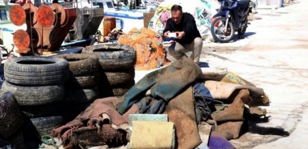 Bodrum'da denizden 1.5 ton pislik çıktı
