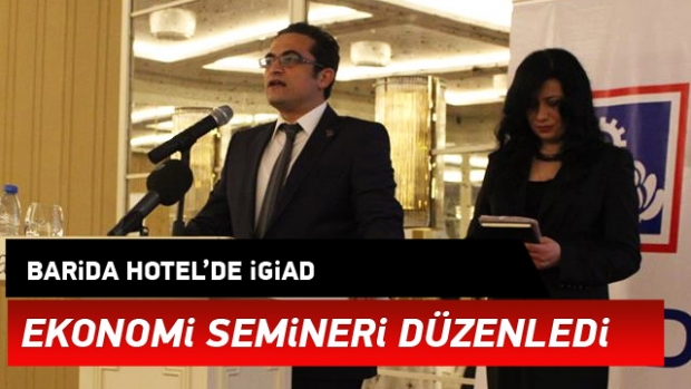 Isparta'da igiad ekonomi semineri düzenledi.