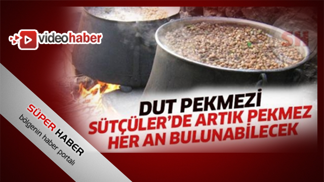 Sütçüler’de artık pekmez her an bulunabilecek