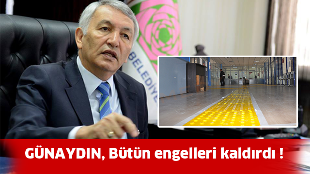 Isparta Belediyesi Hizmet binasında bütün engeller kalktı