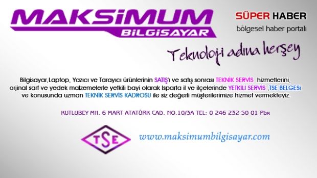 Isparta maksimum bilgisayar telefon adres