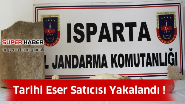 ISPARTA'DA TARİHİ ESER SATICISI YAKALANDI