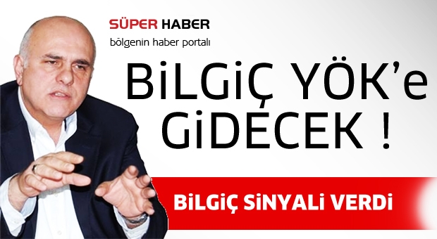 Bilgiç ,YÖK'e gidecek 
