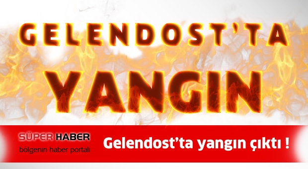 Gelendost'ta Yangın Çıktı !
