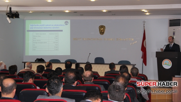 Isparta'da Şap Hastalığı Hizmet İçi Eğitimi Yapıldı