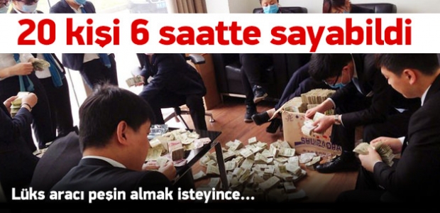 Bu nasıl satış! 20 kişi 6 saatte anca sayabildi