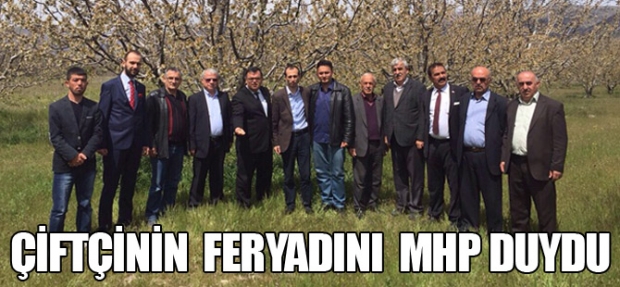 Isparta çiftçilerinin sorunlarına MHP koştu