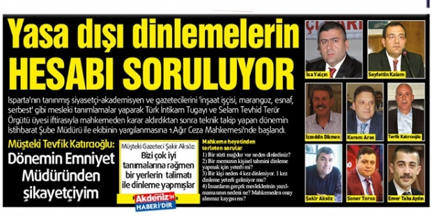 Yasa dışı dinlemelerin HESABI SORULUYOR