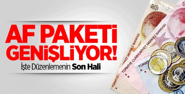 Dikkat! O borçlara af geldi