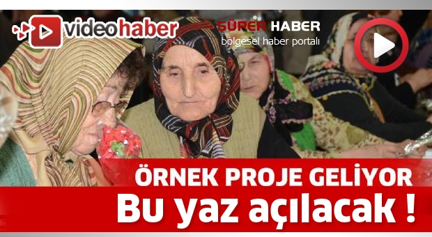 Örnek proje Isparta'ya geliyor