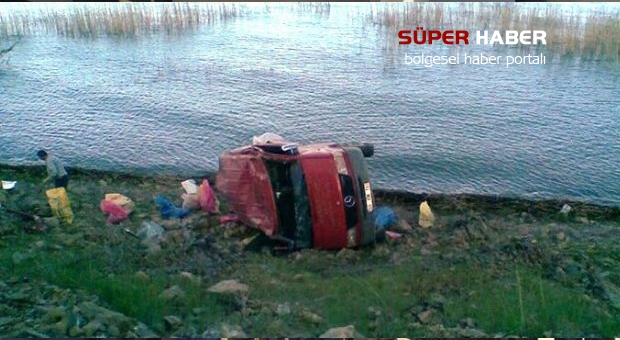 Isparta'da Trafik kzası : Sağ çıkmayı başardılar !