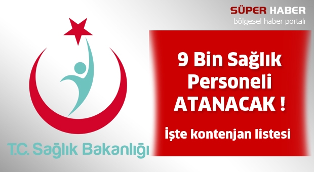 Sağlık Bakanlığı 9 Bin Memur Alacak