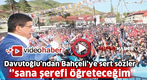 Başbakan Davutoğlu Isparta'da mitinginde konuştu