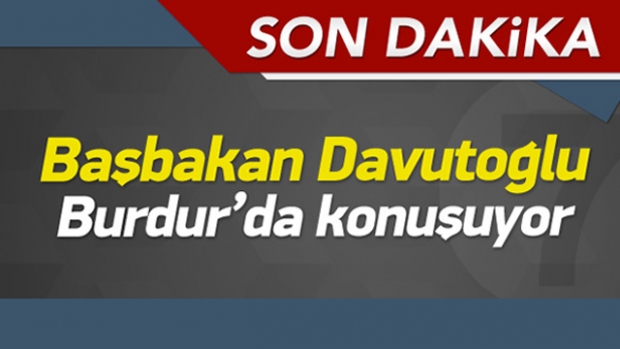 Başbakan Ahmet Davutoğlu konuşuyor / CANLI