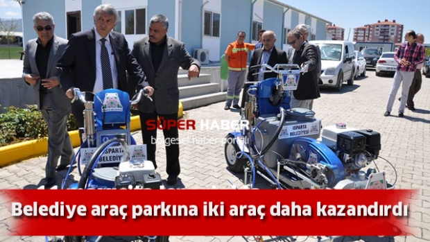 Belediye araç parkına iki araç daha kazandırdı