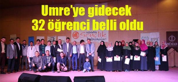 UMRE’YE GİDECEK 32 ÖĞRENCİ BELLİ OLDU