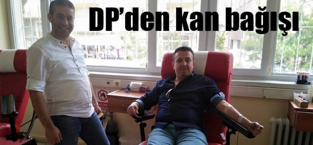 DEMOKRAT PARTİ'DEN KAN BAĞIŞI