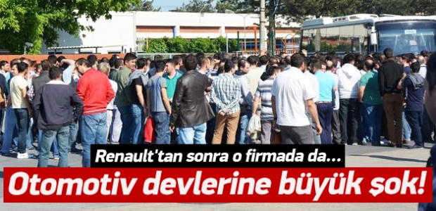 TOFAŞ'ta da üretim durdu!