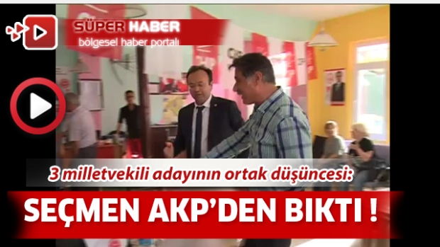 3 milletvekili adayının ortak düşüncesi: