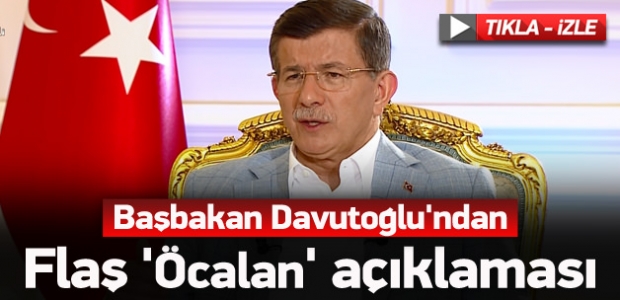 Başbakan'dan flaş 'İmralı' açıklaması